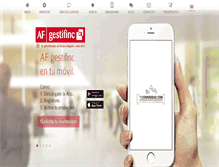 Tablet Screenshot of afgestifinc.com